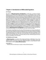 Differential equations with Mathematica