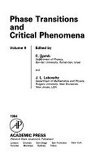 Phase transitions and critical phenomena. Vol. 9