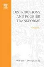 Distributions and Fourier transforms