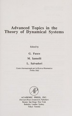 Advanced topics in the theory of dynamical systems