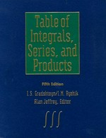 Table of integrals, series, and products 