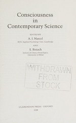 Consciousness in contemporary science