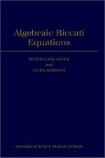 Algebraic Riccati equations