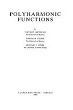 Polyharmonic functions