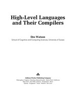 High-level languages and their compilers