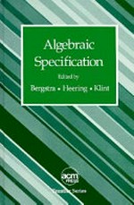 Algebraic specification