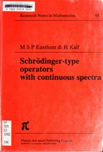Schrödinger-type operators with continuous spectra