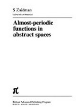 Almost-periodic functions in abstract spaces