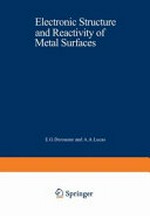 Electronic structure of reactivity of metal surfaces