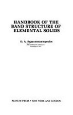 Handbook of the band structure of elemental solids