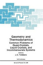 Geometry and thermodynamics: common problems of quasi-crystals, liquid crystals, and incommensurate systems