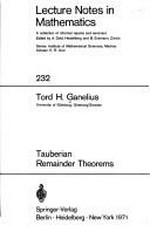 Tauberian remainder theorems
