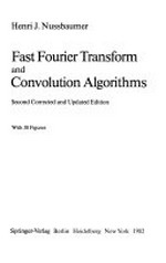 Fast Fourier transform and convolution algorithms