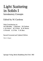 Light scattering in solids I: introductory concepts