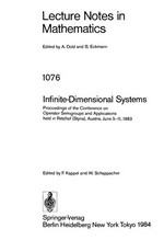 Infinite dimensional systems: proccedings [i.e. proceedings] of the Conference on Operator Semigroups and Applications, held in Retzhof (Styria), Austria, June 5-11, 1983