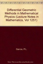 Differential geometric methods in mathematical physics: proceedings of the 14th international conference held in Salamanca, Spain, June 24-29, 1985
