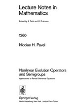 Nonlinear evolution operators and semigroups: applications to partial differential equations