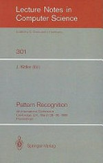 Pattern recognition: 4th international conference, Cambridge, U.K., March 28-30, 1988 : proceedings