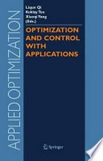 Optimization and control with applications