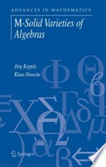M-Solid Varieties of Algebras