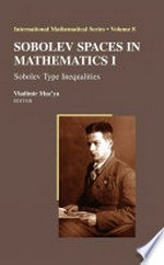 Sobolev Spaces In Mathematics I: Sobolev Type Inequalities