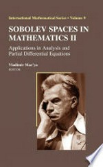 Sobolev Spaces in Mathematics II: Applications in Analysis and Partial Differential Equations