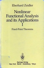 Nonlinear functional analysis and its applications