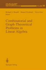 Combinatorial and graph-theoretical problems in linear algebra