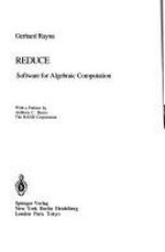 Reduce software for algebraic computation