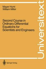 Second course in ordinary differential equations for scientists and engineers