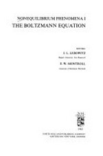 Nonequilibrium phenomena I: the Boltzmann equation