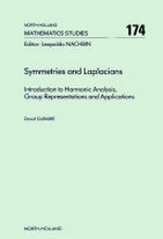 Symmetries and laplacians: introduction to harmonic analysis, group representations ans applications 