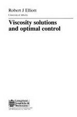 Viscosity solutions and optimal control