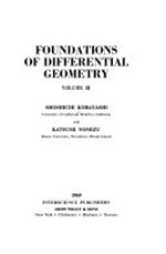 Foundations of differential geometry