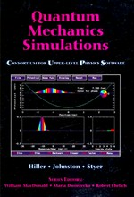 Quantum mechanics simulations: the Consortium for Upper-level Physics Software