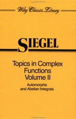 Topics in complex function theory