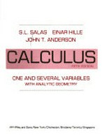 Calculus: one and several variables, with analytic geometry 