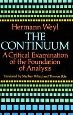 The continuum: a critical examination of the foundation of analysis