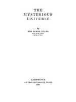 The mysterious universe