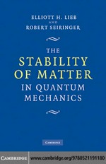 The stability of matter in quantum mechanics