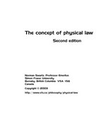 The concept of physical law