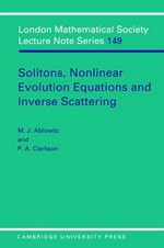 Solitons, nonlinear evolution equations and inverse scattering