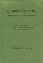 Quantum geometry: a statistical field theory approach