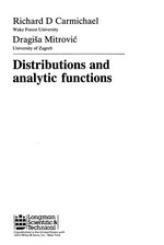 Distributions and analytic functions