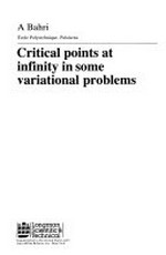 Critical points at infinity in some variational problems