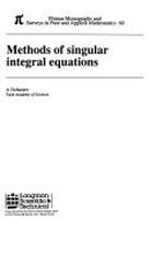 Methods of singular integral equations