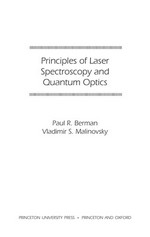 Principles of laser spectroscopy and quantum optics 