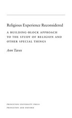 Religious experience reconsidered: a building block approach to the study of religion and other special things
