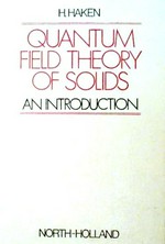 Quantum field theory of solids: an introduction