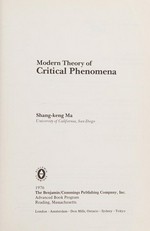 Modern theory of critical phenomena